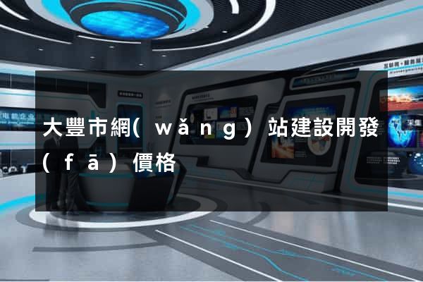 大豐市網(wǎng)站建設開發(fā)價格