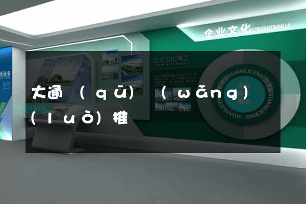 大通區(qū)網(wǎng)絡(luò)推廣