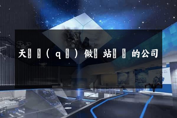 天寧區(qū)做網站設計的公司