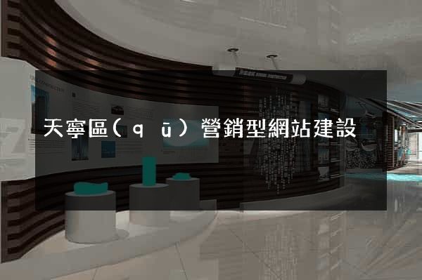天寧區(qū)營銷型網站建設