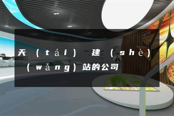 天臺(tái)縣建設(shè)網(wǎng)站的公司
