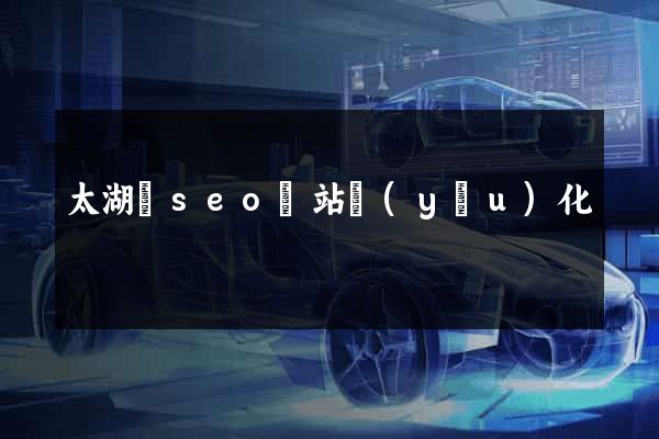 太湖縣seo網站優(yōu)化