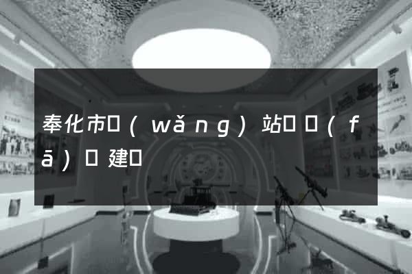 奉化市網(wǎng)站開發(fā)與建設