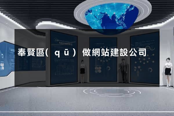 奉賢區(qū)做網站建設公司
