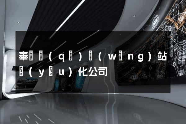 奉賢區(qū)網(wǎng)站優(yōu)化公司