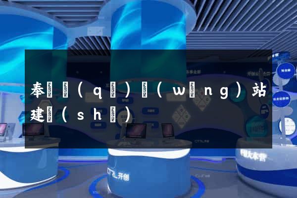 奉賢區(qū)網(wǎng)站建設(shè)
