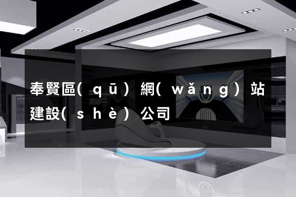 奉賢區(qū)網(wǎng)站建設(shè)公司