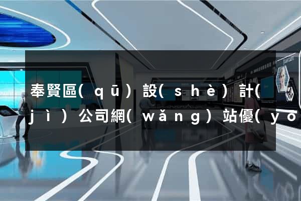 奉賢區(qū)設(shè)計(jì)公司網(wǎng)站優(yōu)化