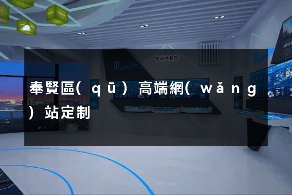 奉賢區(qū)高端網(wǎng)站定制