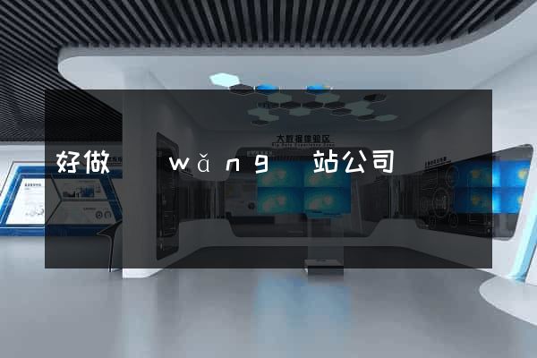 好做網(wǎng)站公司