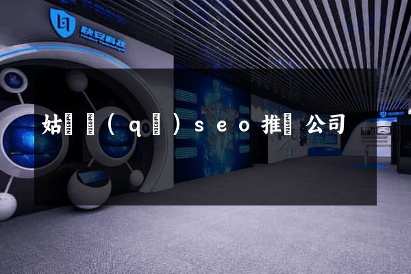 姑蘇區(qū)seo推廣公司