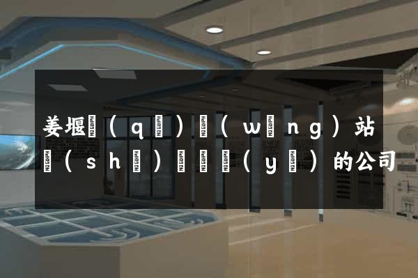 姜堰區(qū)網(wǎng)站設(shè)計專業(yè)的公司