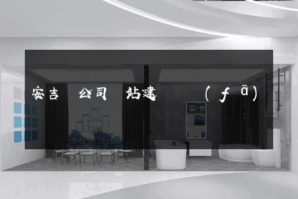 安吉縣公司網站建設開發(fā)
