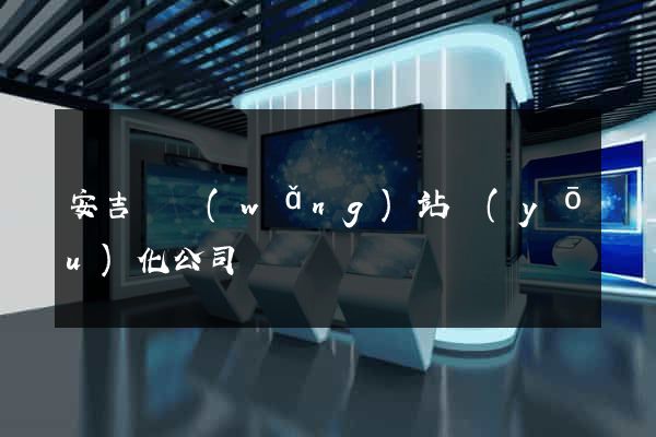 安吉縣網(wǎng)站優(yōu)化公司