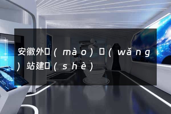 安徽外貿(mào)網(wǎng)站建設(shè)