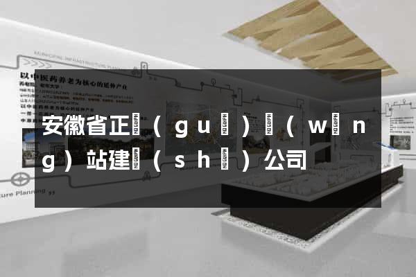 安徽省正規(guī)網(wǎng)站建設(shè)公司