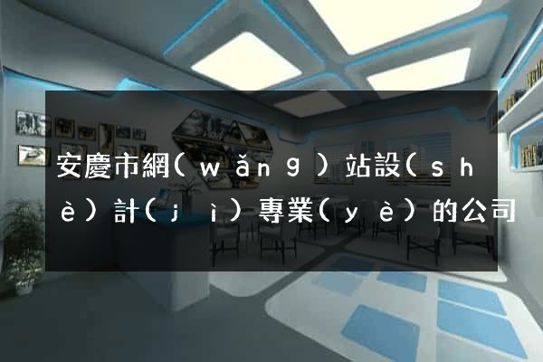 安慶市網(wǎng)站設(shè)計(jì)專業(yè)的公司