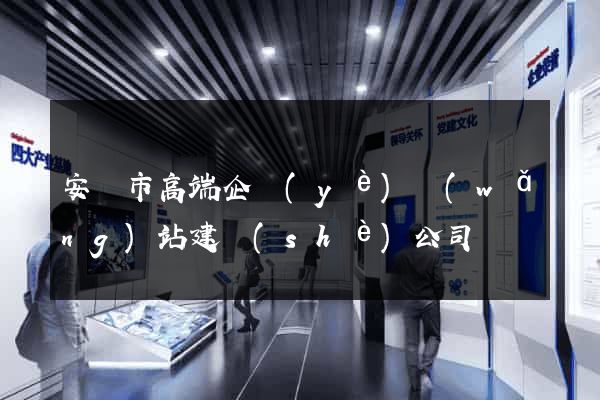 安慶市高端企業(yè)網(wǎng)站建設(shè)公司