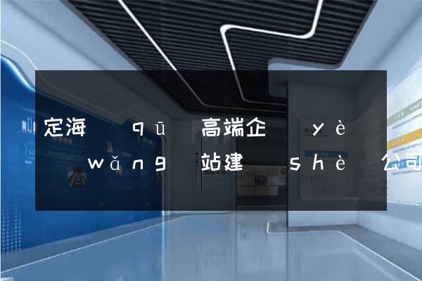 定海區(qū)高端企業(yè)網(wǎng)站建設(shè)公司