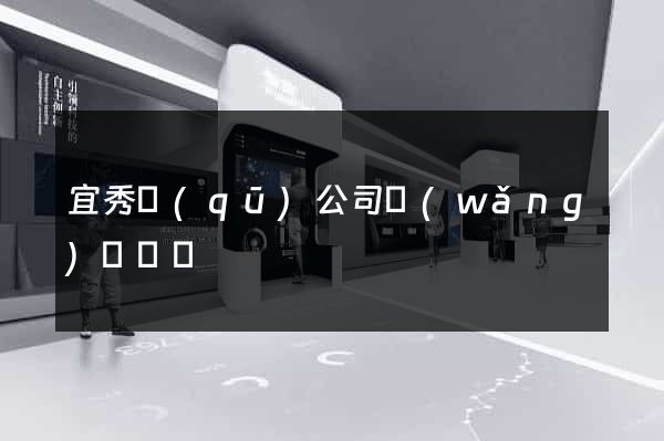 宜秀區(qū)公司網(wǎng)頁設計