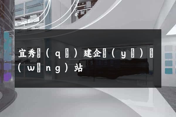宜秀區(qū)建企業(yè)網(wǎng)站