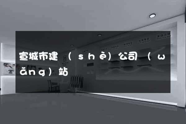 宣城市建設(shè)公司網(wǎng)站