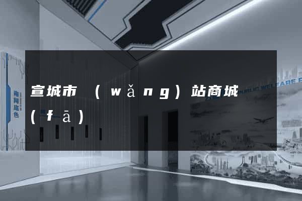 宣城市網(wǎng)站商城開發(fā)