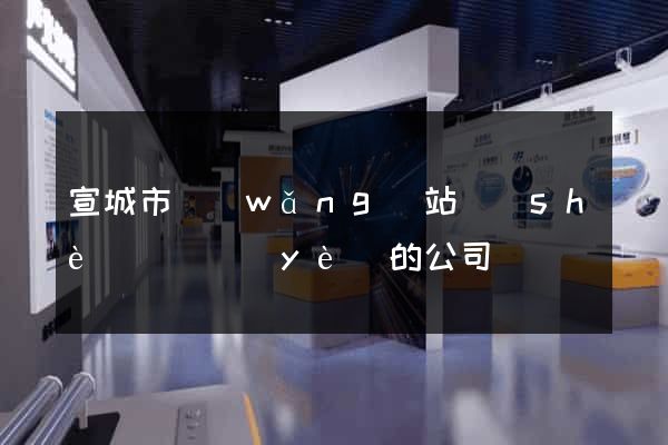 宣城市網(wǎng)站設(shè)計專業(yè)的公司