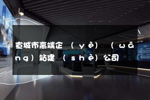 宣城市高端企業(yè)網(wǎng)站建設(shè)公司