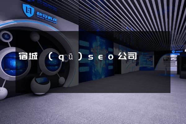 宿城區(qū)seo公司