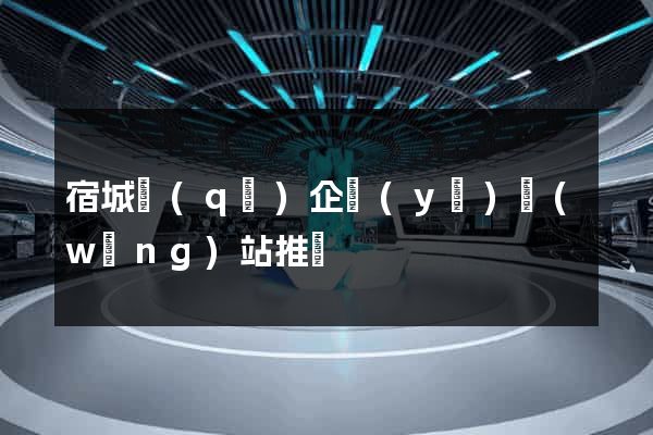 宿城區(qū)企業(yè)網(wǎng)站推廣