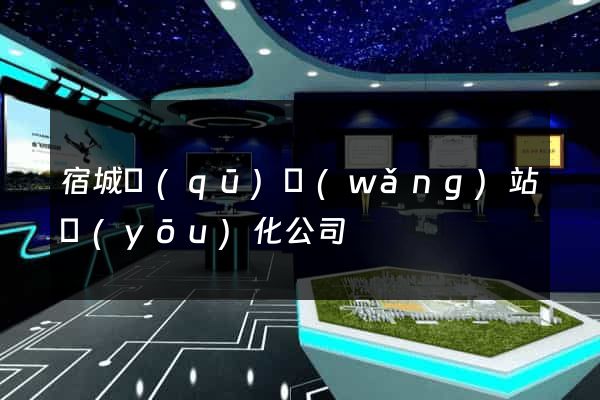 宿城區(qū)網(wǎng)站優(yōu)化公司