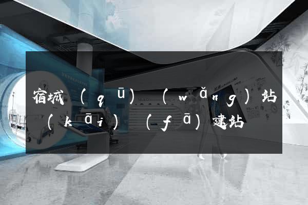 宿城區(qū)網(wǎng)站開(kāi)發(fā)建站