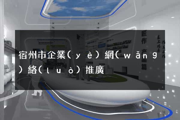 宿州市企業(yè)網(wǎng)絡(luò)推廣
