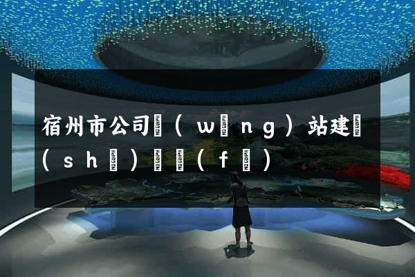 宿州市公司網(wǎng)站建設(shè)開發(fā)