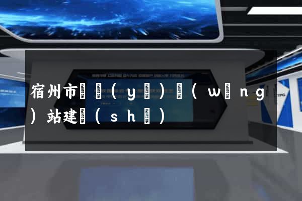 宿州市專業(yè)網(wǎng)站建設(shè)