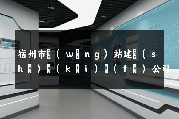 宿州市網(wǎng)站建設(shè)開(kāi)發(fā)公司