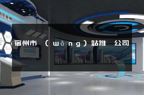 宿州市網(wǎng)站推廣公司