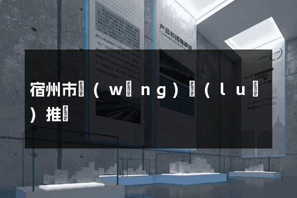 宿州市網(wǎng)絡(luò)推廣