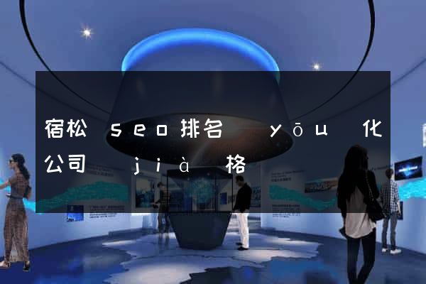 宿松縣seo排名優(yōu)化公司價(jià)格