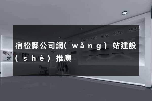 宿松縣公司網(wǎng)站建設(shè)推廣