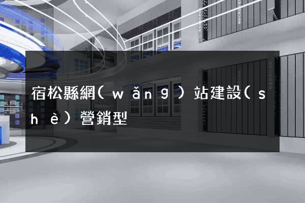 宿松縣網(wǎng)站建設(shè)營銷型