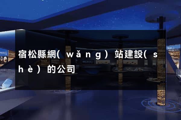 宿松縣網(wǎng)站建設(shè)的公司