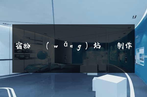 宿松縣網(wǎng)站設計制作