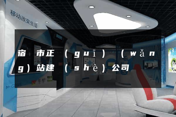 宿遷市正規(guī)網(wǎng)站建設(shè)公司