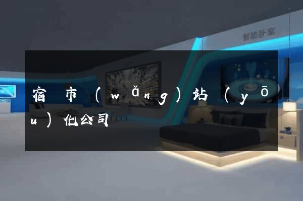 宿遷市網(wǎng)站優(yōu)化公司