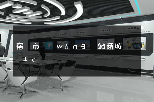 宿遷市網(wǎng)站商城開發(fā)