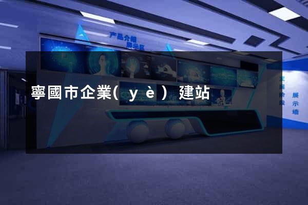 寧國市企業(yè)建站