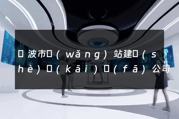寧波市網(wǎng)站建設(shè)開(kāi)發(fā)公司