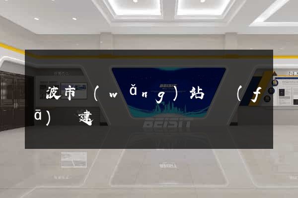 寧波市網(wǎng)站開發(fā)與建設